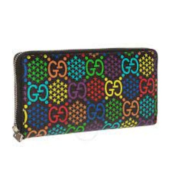 Gucci GG Psychedelic Zip Around Wallet - Picture 1 of 4
